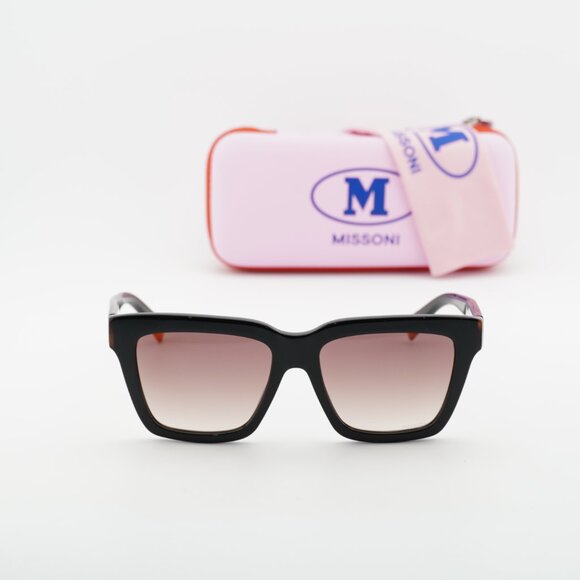 Missoni MIS 0132/S 0807 HA Square Sunglasses - Black/Brown main image 7